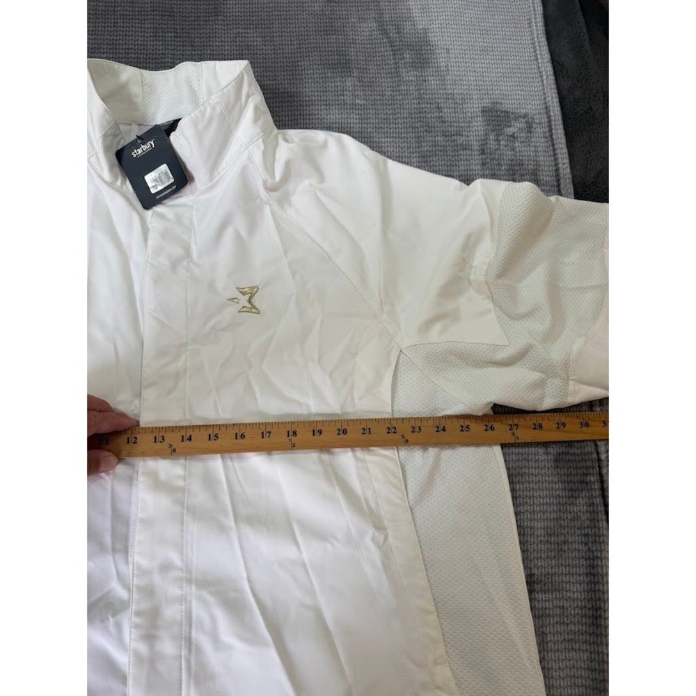 Starbury Stephon Marbury Mens White Mesh Panel Windbreaker Jacket XL STAR40161 - Picture 6 of 7